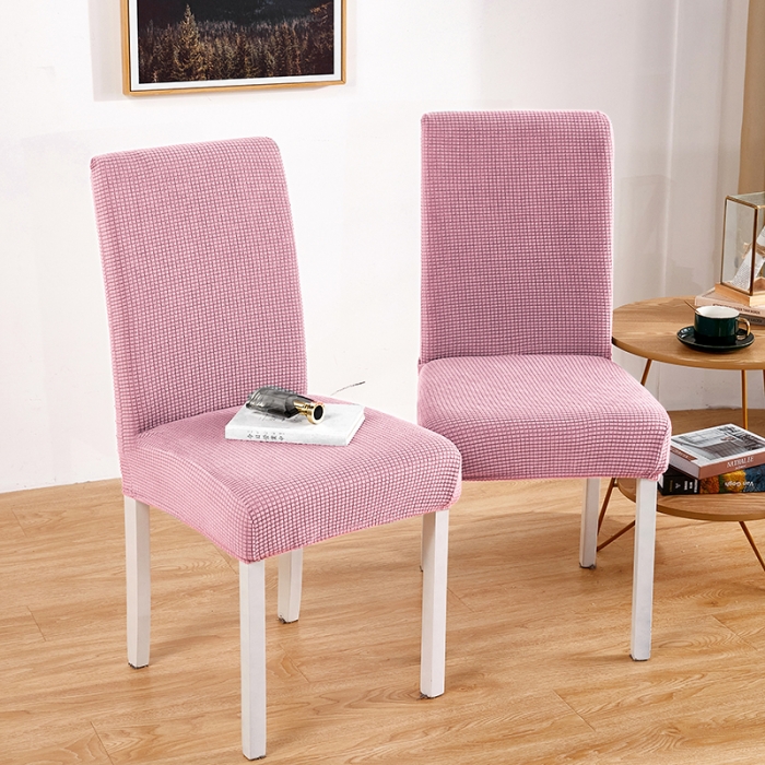 91家纺网 家纺一手货源 找家纺 丝绮鹿 2023新款玉米粒椅子套（全包常规款） 暗粉