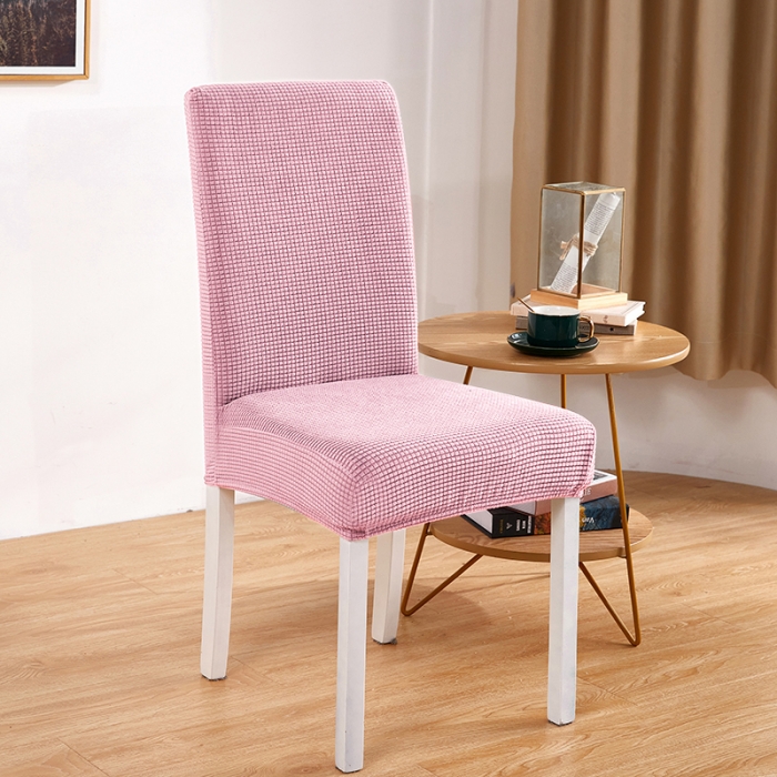 91家纺网 家纺一手货源 找家纺 丝绮鹿 2023新款玉米粒椅子套（全包常规款） 暗粉