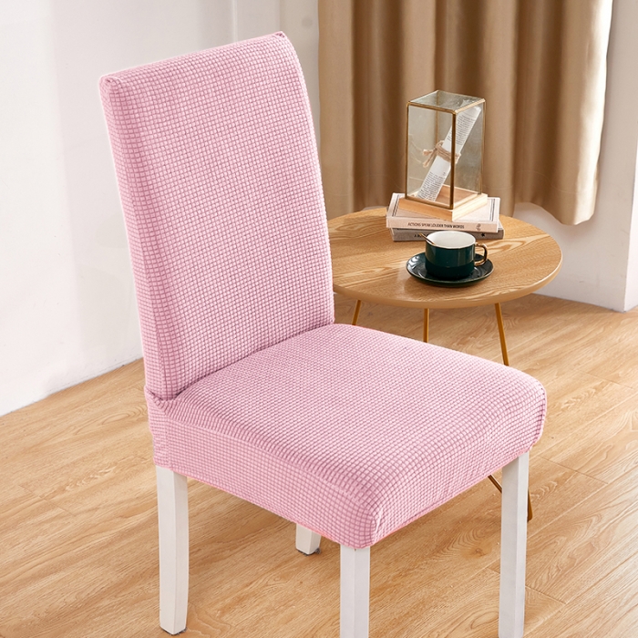 91家纺网 家纺一手货源 找家纺 丝绮鹿 2023新款玉米粒椅子套（全包常规款） 暗粉