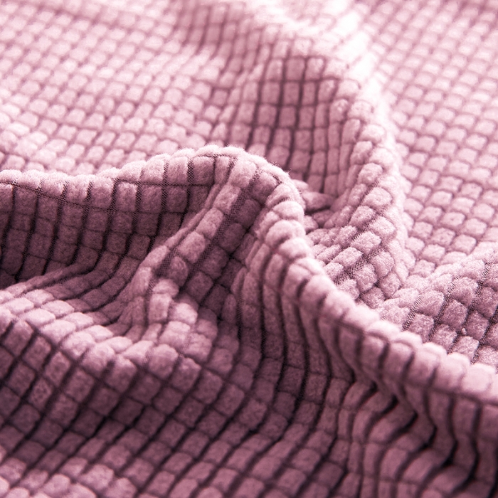 91家纺网 家纺一手货源 找家纺 丝绮鹿 2023新款玉米粒椅子套（全包常规款） 暗粉