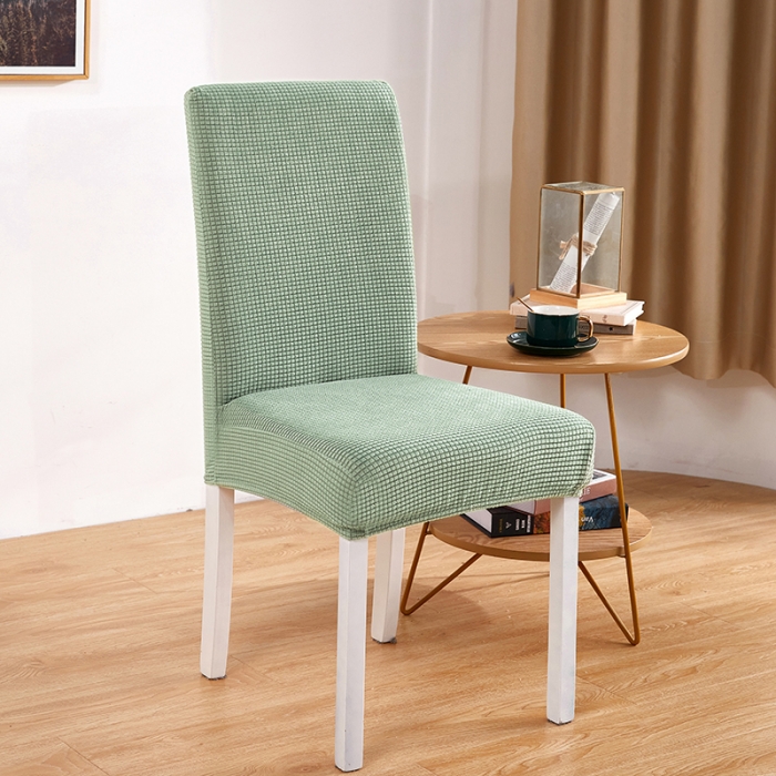 91家纺网 家纺一手货源 找家纺 丝绮鹿 2023新款玉米粒椅子套（全包常规款） 青色