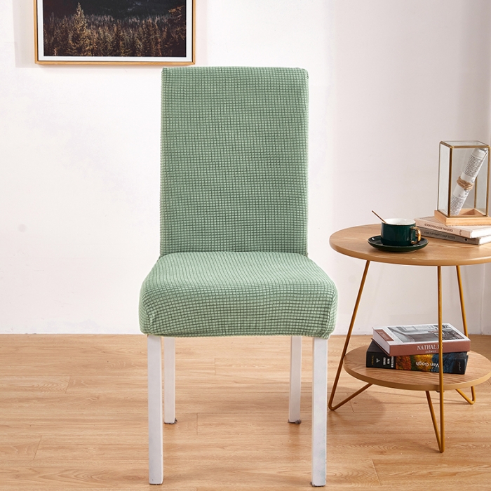 91家纺网 家纺一手货源 找家纺 丝绮鹿 2023新款玉米粒椅子套（全包常规款） 青色