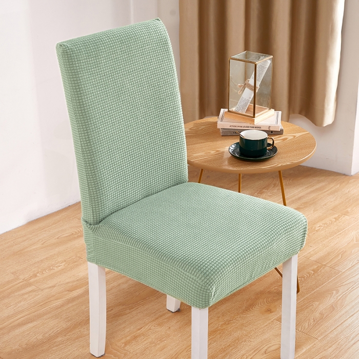 91家纺网 家纺一手货源 找家纺 丝绮鹿 2023新款玉米粒椅子套（全包常规款） 青色