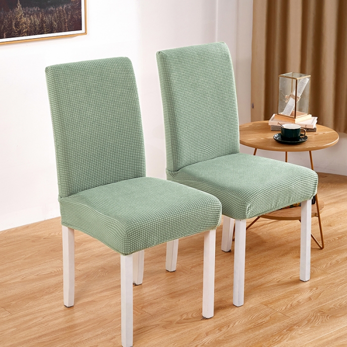 91家纺网 家纺一手货源 找家纺 丝绮鹿 2023新款玉米粒椅子套（全包常规款） 青色