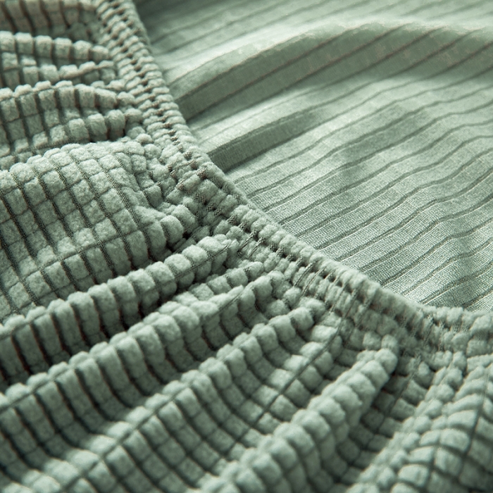 91家纺网 家纺一手货源 找家纺 丝绮鹿 2023新款玉米粒椅子套（全包常规款） 青色