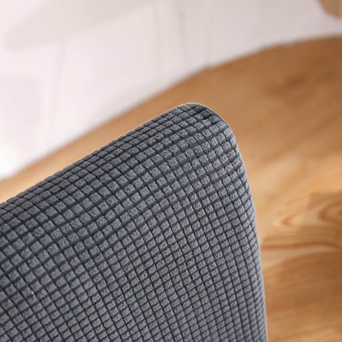 91家纺网 家纺一手货源 找家纺 丝绮鹿 2023新款玉米粒椅子套（全包常规款） 深灰