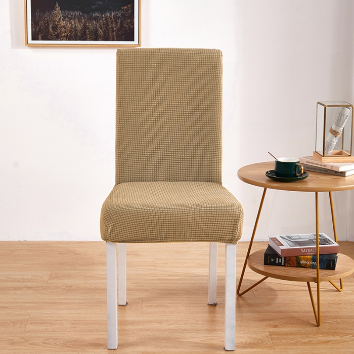 91家纺网 家纺一手货源 找家纺 丝绮鹿 2023新款玉米粒椅子套（全包常规款） 驼色