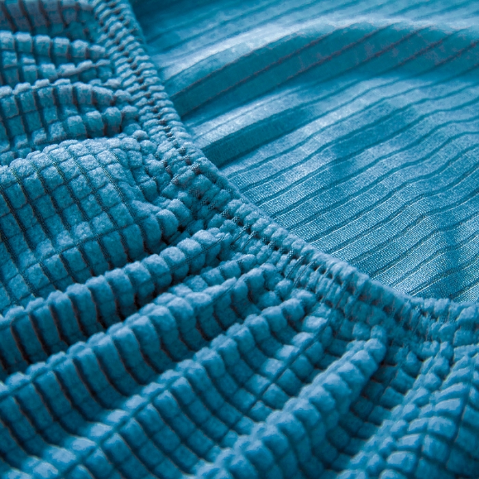 91家纺网 家纺一手货源 找家纺 丝绮鹿 2023新款玉米粒椅子套（全包常规款） 西湖蓝