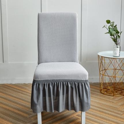 91家纺网 家纺一手货源 找家纺 （总）丝绮鹿 2023新款玉米粒椅子套（裙边款）