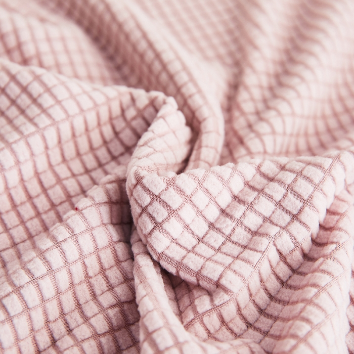 91家纺网 家纺一手货源 找家纺 丝绮鹿 2023新款玉米粒椅子套（裙边款） 暗粉