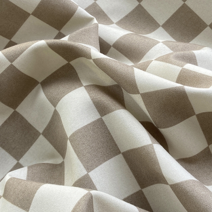 91家纺网 家纺一手货源 找家纺 家贝爱 2023新款亲肤裸睡水洗棉四件套 复古卡格