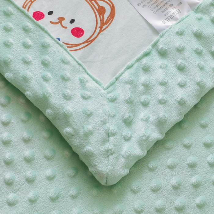 91家纺网 家纺一手货源 找家纺 2023新款针织棉豆豆绒盖毯 夏被 幼儿园 儿童被子 涂鸦乐园