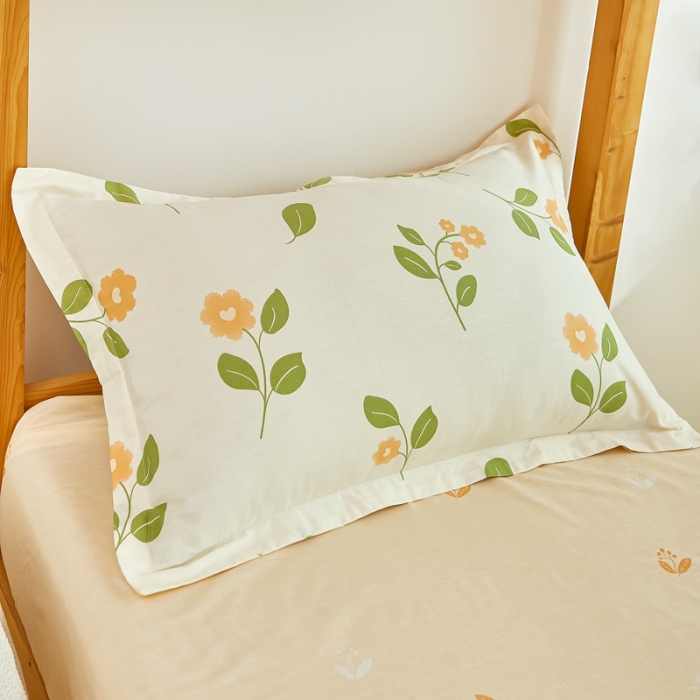 91家纺网 家纺一手货源 找家纺 卓越 2023新款128*68全棉印花三件套 恋恋花海