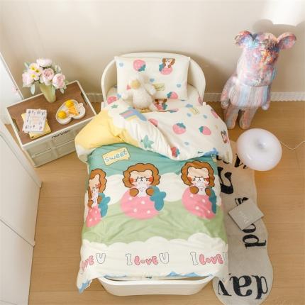 91家纺网 家纺一手货源 找家纺 （总）798家纺 2023全棉幼儿园床品儿童套件