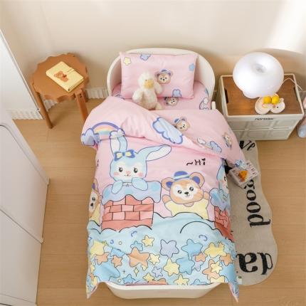 91家纺网 家纺一手货源 找家纺 （总）798家纺 2023全棉幼儿园床品儿童套件