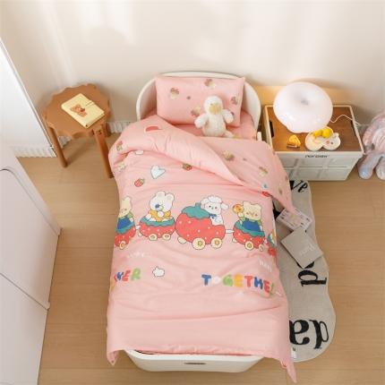 91家纺网 家纺一手货源 找家纺 （总）798家纺 2023全棉幼儿园床品儿童套件