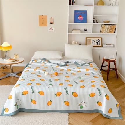 91家纺网 家纺一手货源 找家纺 (总)爱丽丝 A类针织莫代尔超柔空气凉感卡通夏被