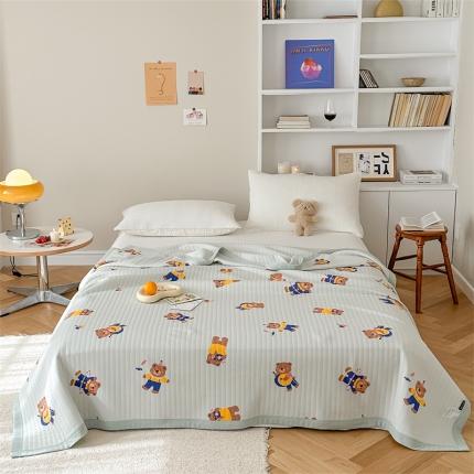 91家纺网 家纺一手货源 找家纺 (总)爱丽丝 A类针织莫代尔超柔空气凉感卡通夏被