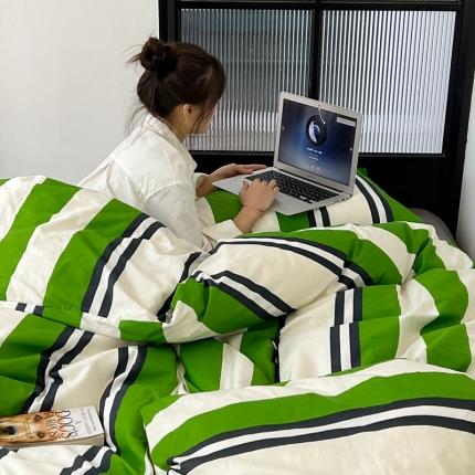 91家纺网 家纺一手货源 找家纺 （总）蜜宿 2023新款全棉40支印花四件套