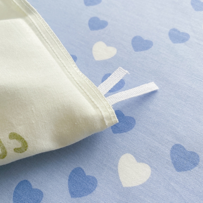 91家纺网 家纺一手货源 找家纺 木堇家居 2023新款13372全棉印花四件套 奶油小白