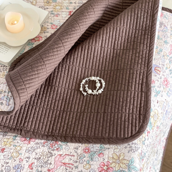 91家纺网 家纺一手货源 找家纺 汇庭 2023新款大鹅水洗棉床盖三件套 格林庄园