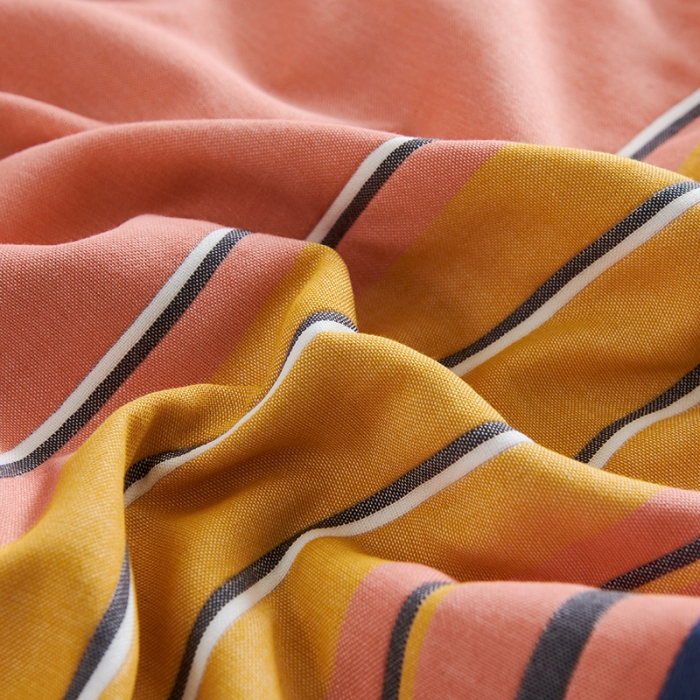 91家纺网 家纺一手货源 找家纺 棠薇 2023新款全棉6层纱布枕巾53*80cm/对-花卉系列 6层 格调菊粉