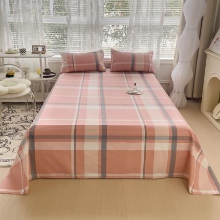 91家纺网 家纺一手货源 找家纺 居美良品 2025新款老粗布床单 落日-粉