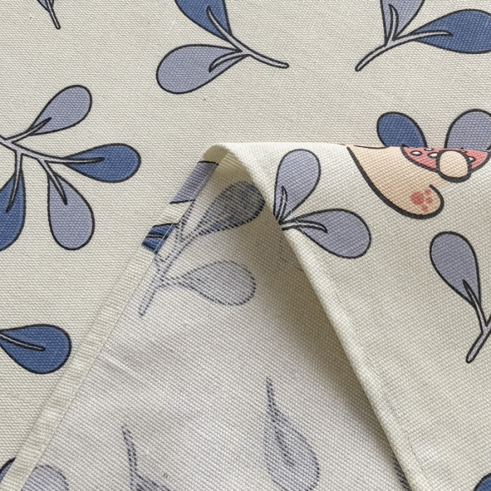 91家纺网 家纺一手货源 找家纺 居美良品 2025新款老粗布床单 草莓兔