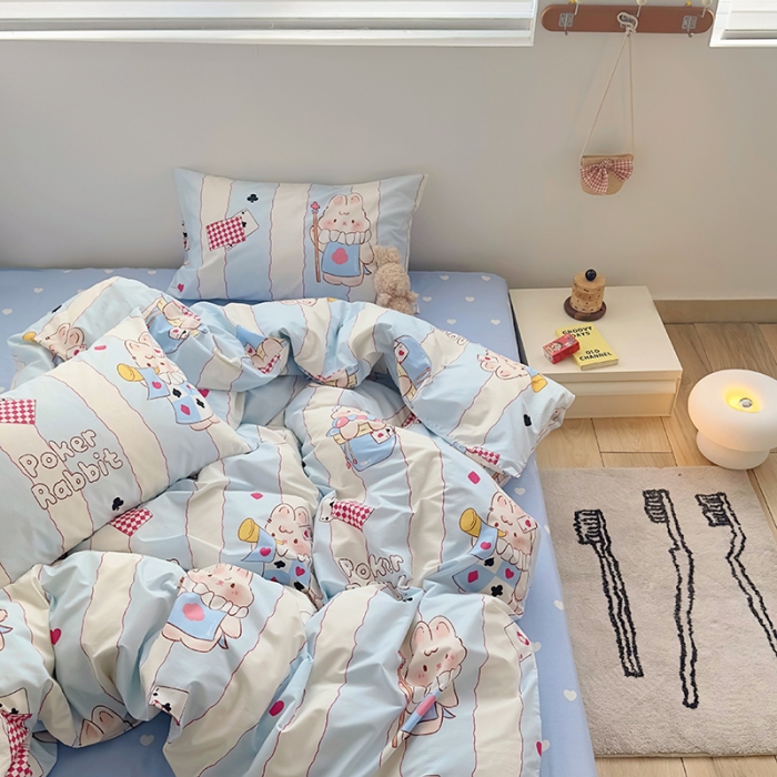 91家纺网 家纺一手货源 找家纺 （总）怡家居 2023春夏新款全棉卡通系列四件套