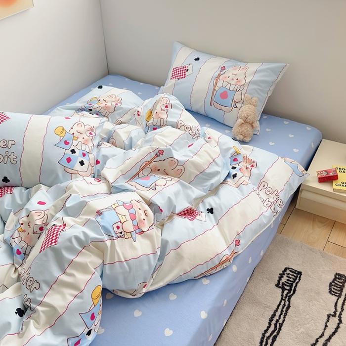 91家纺网 家纺一手货源 找家纺 （总）怡家居 2023春夏新款全棉卡通系列四件套