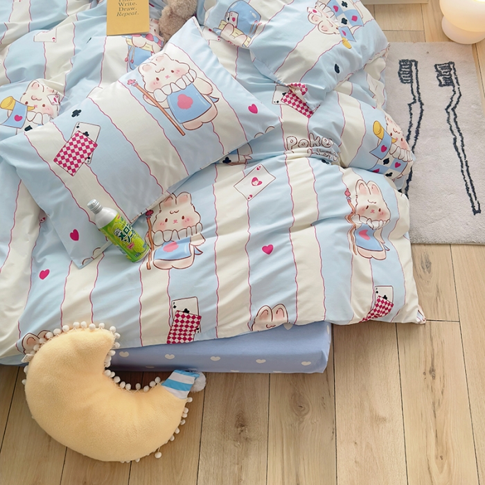 91家纺网 家纺一手货源 找家纺 （总）怡家居 2023春夏新款全棉卡通系列四件套