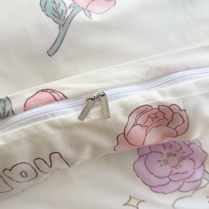 91家纺网 家纺一手货源 找家纺 怡家居 2023春夏新款全棉卡通系列四件套 小小兔