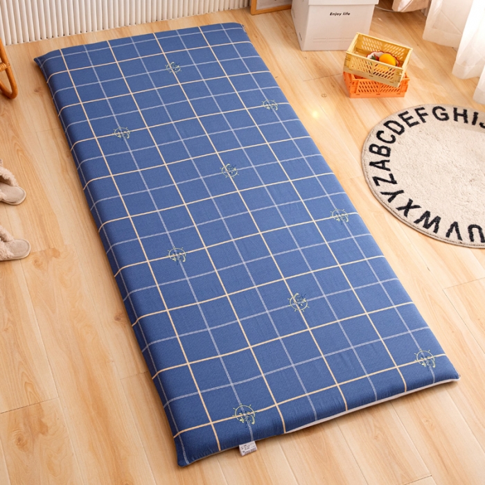 91家纺网 家纺一手货源 找家纺 凌云 2025新款AB版全棉加宝宝绒系列床垫套 似水流年