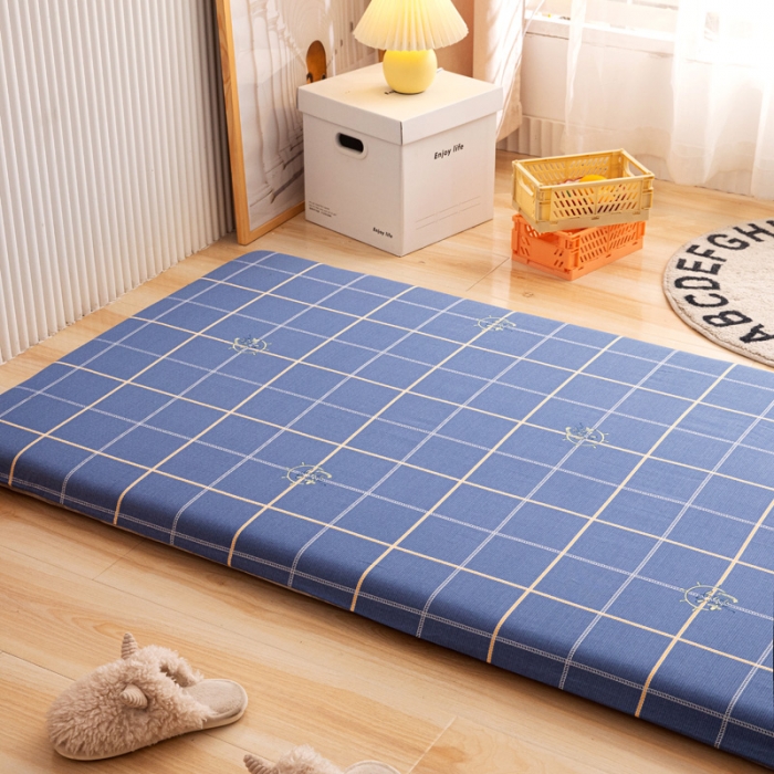 91家纺网 家纺一手货源 找家纺 凌云 2025新款AB版全棉加宝宝绒系列床垫套 似水流年