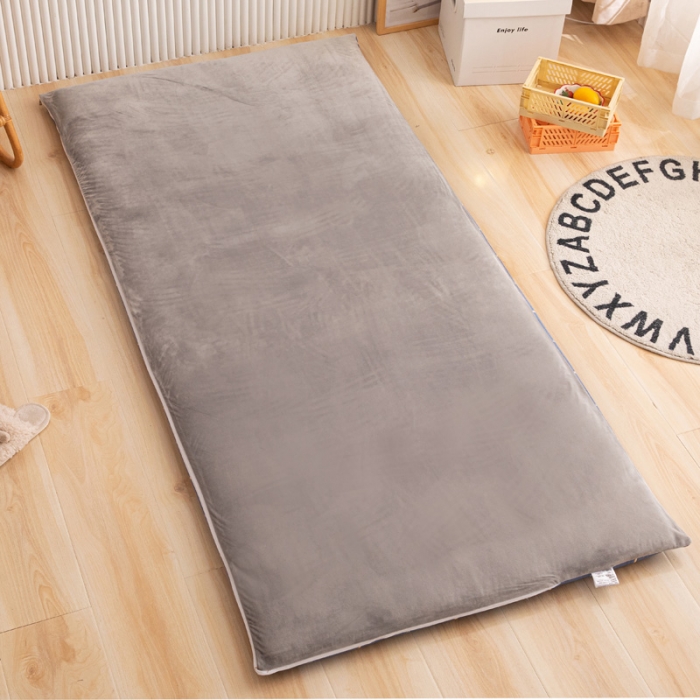 91家纺网 家纺一手货源 找家纺 凌云 2025新款AB版全棉加宝宝绒系列床垫套 似水流年