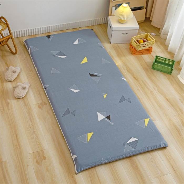 91家纺网 家纺一手货源 找家纺 凌云 2025新款AB版全棉加宝宝绒系列床垫套 英伦时尚灰