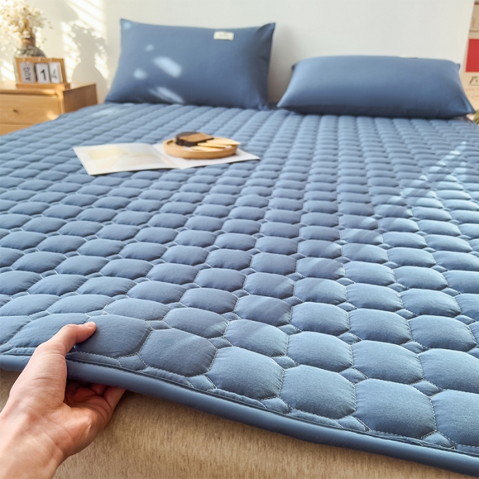 91家纺网 家纺一手货源 找家纺 （总）雯豆2023新款A类四季款床垫床护垫软垫床褥子单人双人学生垫