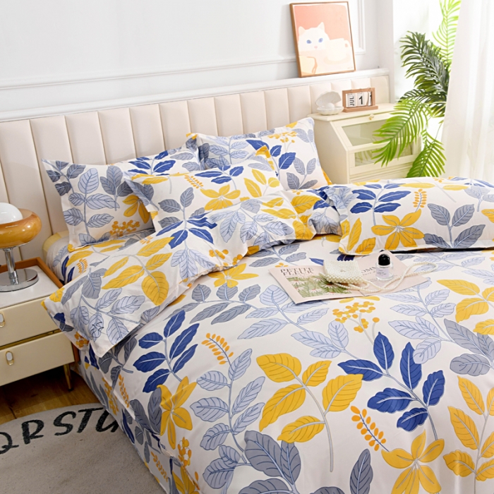 91家纺网 家纺一手货源 找家纺 梵巢家纺 芦荟棉三四件套叶迷风