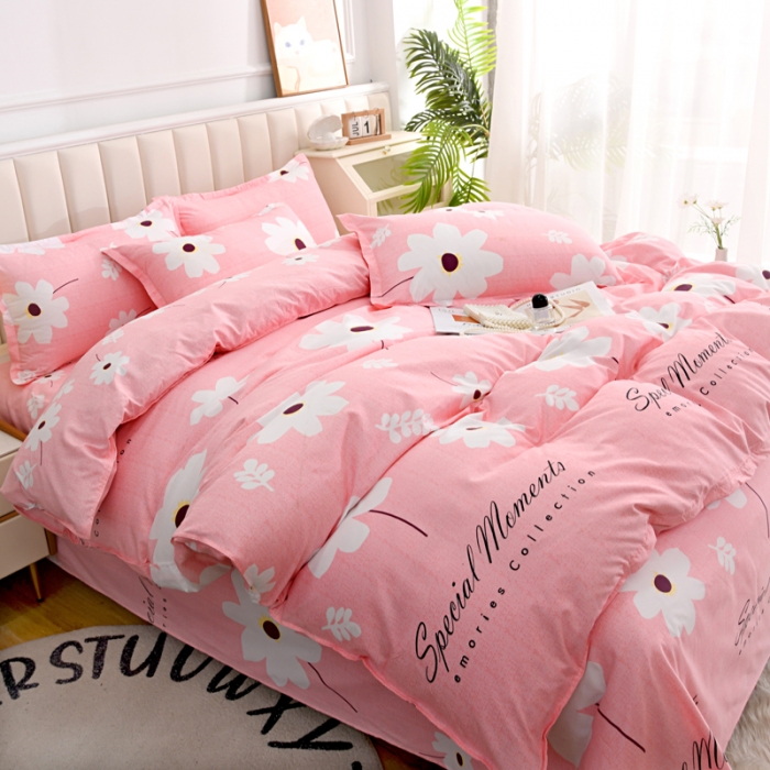 91家纺网 家纺一手货源 找家纺 梵巢家纺 芦荟棉单被套片片飞花