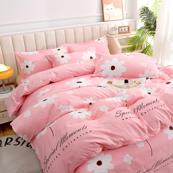 91家纺网 家纺一手货源 找家纺 梵巢家纺 芦荟棉单被套片片飞花