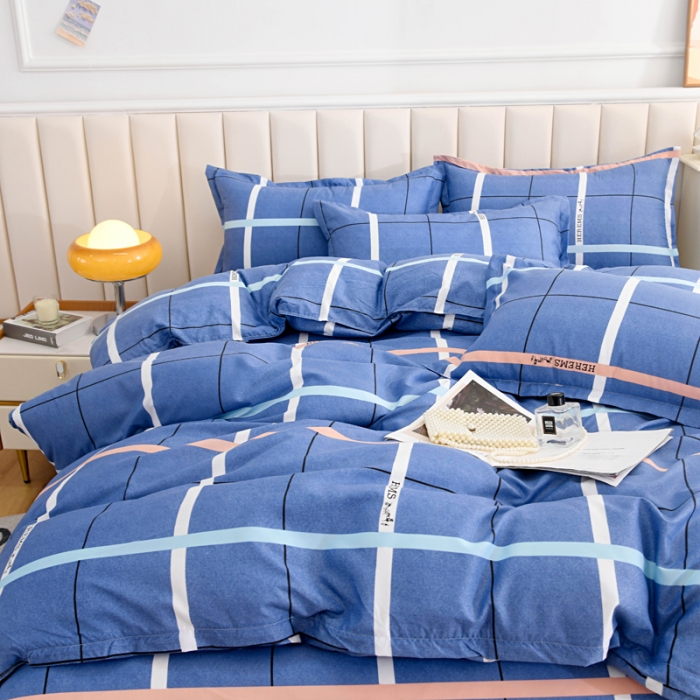 91家纺网 家纺一手货源 找家纺 梵巢家纺 芦荟棉单被套绅士风