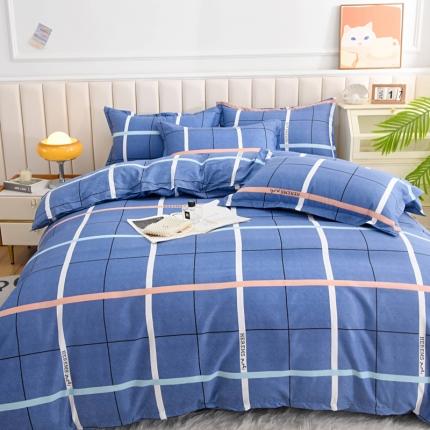 梵巢家纺 芦荟棉单被套绅士风