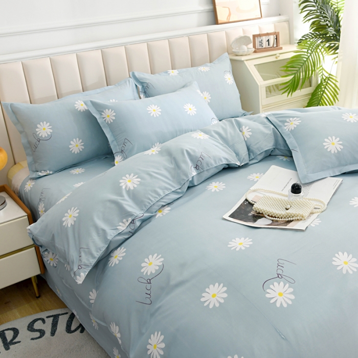 91家纺网 家纺一手货源 找家纺 梵巢家纺 芦荟棉单被套太阳花