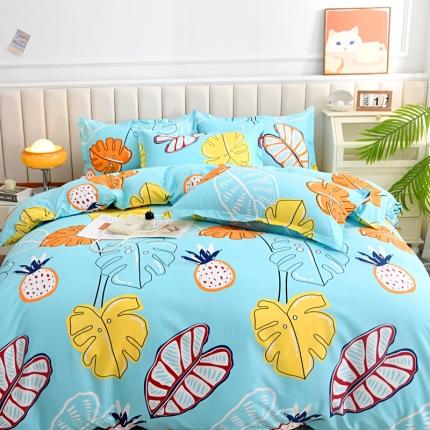 91家纺网 家纺一手货源 找家纺 梵巢家纺 芦荟棉单被套夏日恋情