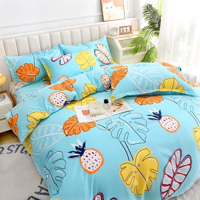 91家纺网 家纺一手货源 找家纺 梵巢家纺 芦荟棉单被套夏日恋情