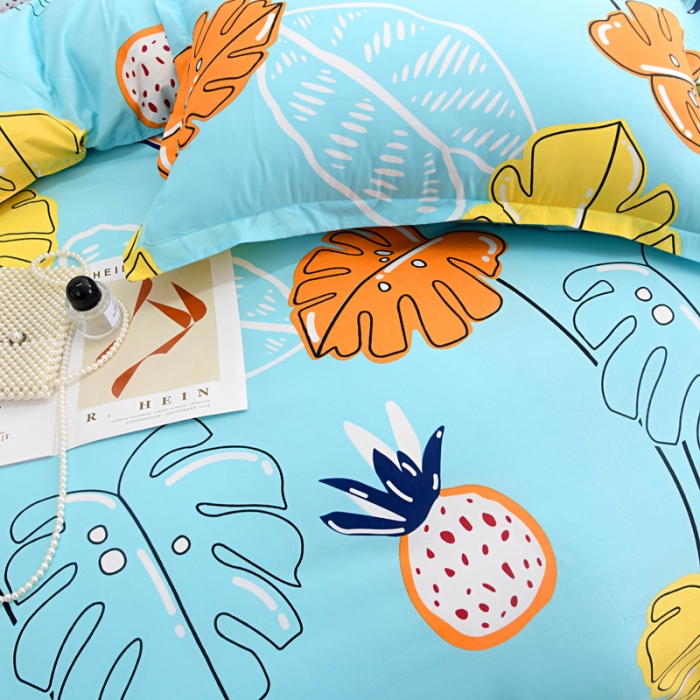 91家纺网 家纺一手货源 找家纺 梵巢家纺 芦荟棉单被套夏日恋情