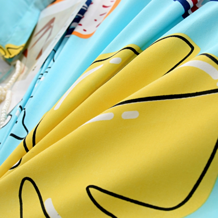 91家纺网 家纺一手货源 找家纺 梵巢家纺 芦荟棉单被套夏日恋情