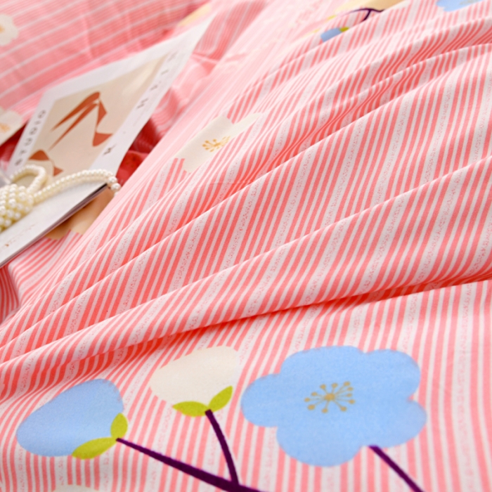 91家纺网 家纺一手货源 找家纺 梵巢家纺 芦荟棉单被套幸运树