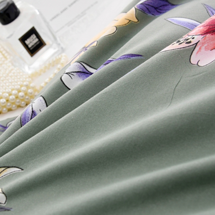 91家纺网 家纺一手货源 找家纺 梵巢家纺 芦荟棉单被套炫彩