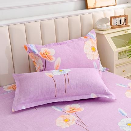 91家纺网 家纺一手货源 找家纺 梵巢 芦荟棉单枕套48*74cm彼岸花